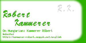 robert kammerer business card